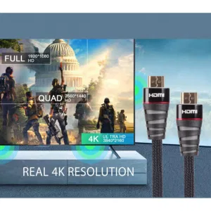 Кабель VCOM HDMI-HDMI Cable 3м (CG526S-B-3M) Кабель VCOM HDMI-HDMI Cable 3м (CG526S-B-3M)