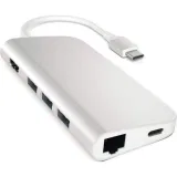 Док-станция Satechi Type-C Multi-Port Adapter 4K with Ethernet Silver (ST-TCMAS)