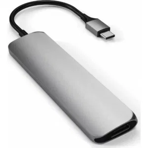 Док-станция Satechi Type-C Slim Multiport Adapter V2 Space Gray (ST-SCMA2M) Док-станция Satechi Type-C Slim Multiport Adapter V2 Space Gray (ST-SCMA2M)
