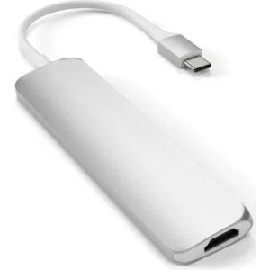 Док-станция Satechi Type-C Slim Multiport Adapter V2 Silver (ST-SCMA2S) Док-станция Satechi Type-C Slim Multiport Adapter V2 Silver (ST-SCMA2S)