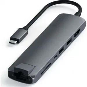 Док-станция Satechi Type-C Slim Multiport with Ethernet Adapter Grey (ST-UCSMA3M) Док-станция Satechi Type-C Slim Multiport with Ethernet Adapter Grey (ST-UCSMA3M)