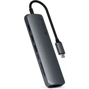 Док-станция Satechi Type-C Slim Multiport with Ethernet Adapter Grey (ST-UCSMA3M) Док-станция Satechi Type-C Slim Multiport with Ethernet Adapter Grey (ST-UCSMA3M)