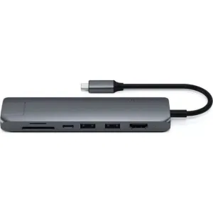 Док-станция Satechi Type-C Slim Multiport with Ethernet Adapter Grey (ST-UCSMA3M) Док-станция Satechi Type-C Slim Multiport with Ethernet Adapter Grey (ST-UCSMA3M)