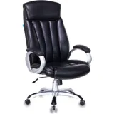 Кресло Бюрократ T-9922 черный Leather Venge Black (T-9922/BLACK-PU)